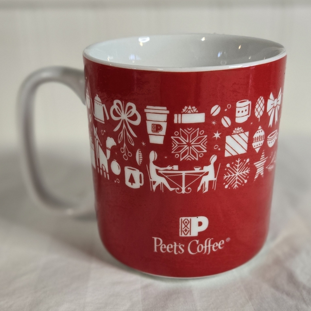 Peet's Coffee Holiday Mug - "Tis The Season"